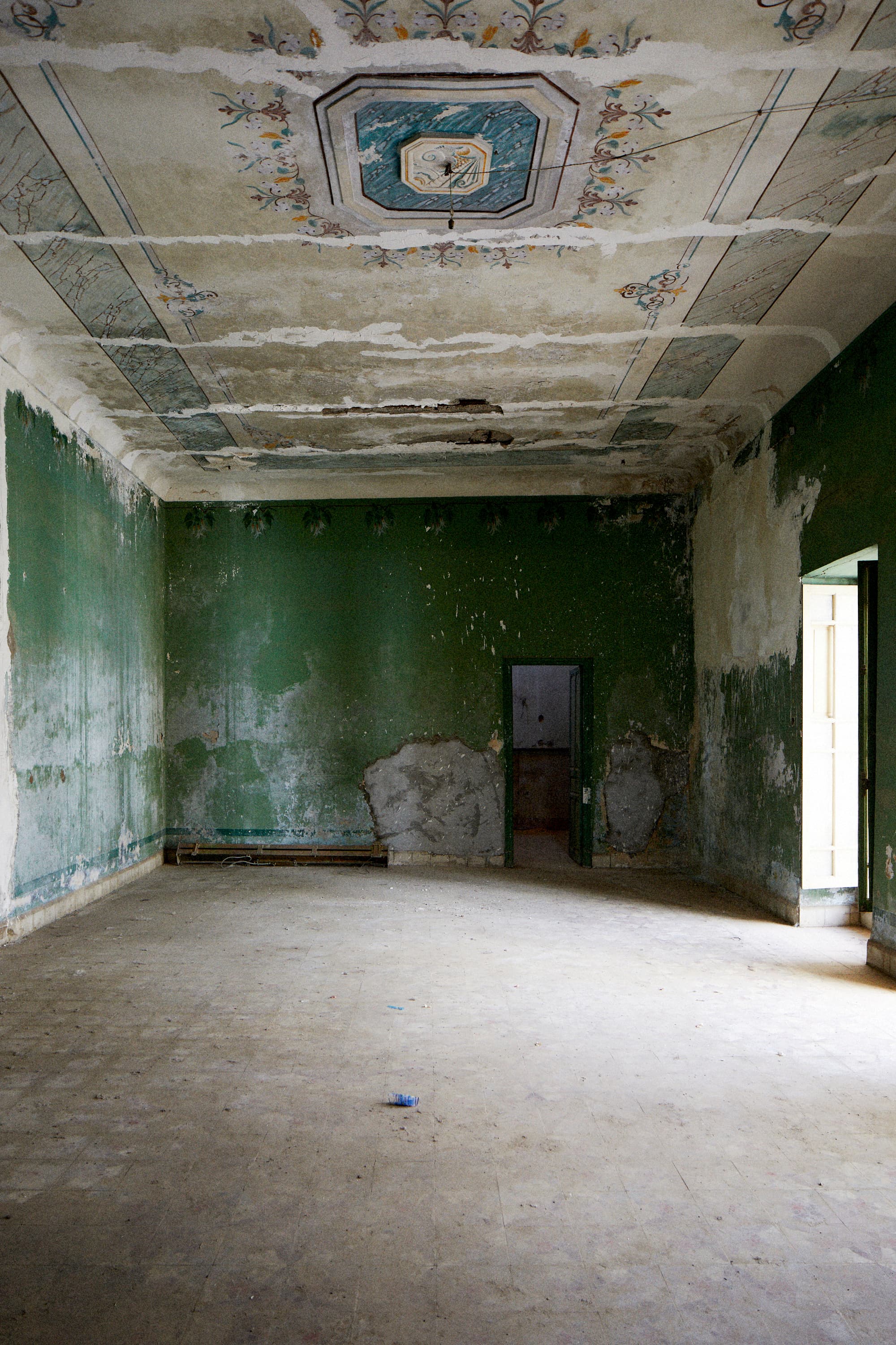 Historic room awaiting restoration in the Medina of Tunis
